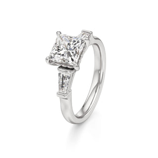 Christal Radiant Three Stone Tapered Baguette