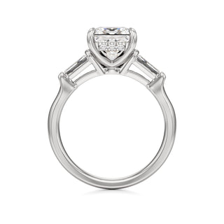 Christal Radiant Three Stone Tapered Baguette