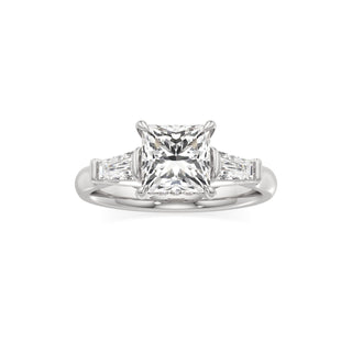 Christal Radiant Three Stone Tapered Baguette