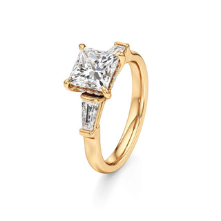 Christal Radiant Three Stone Tapered Baguette