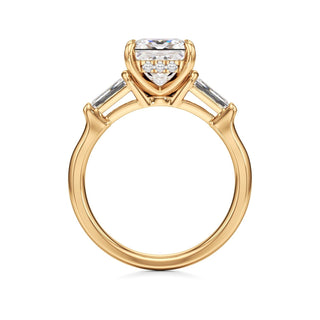 Christal Radiant Three Stone Tapered Baguette