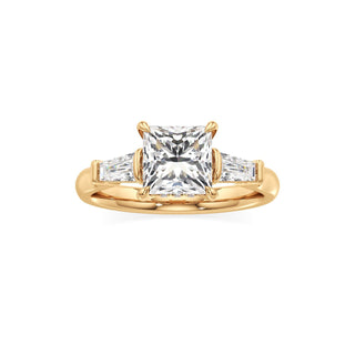 Christal Radiant Three Stone Tapered Baguette