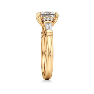 Christal Radiant Three Stone Tapered Baguette