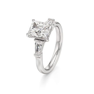 Christal Radiant Three Stone Tapered Baguette