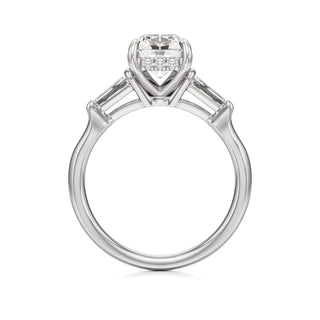 Christal Radiant Three Stone Tapered Baguette