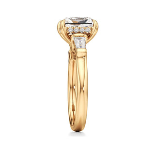 Christal Radiant Three Stone Tapered Baguette