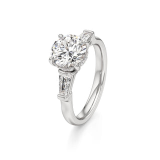 Christal Radiant Three Stone Tapered Baguette