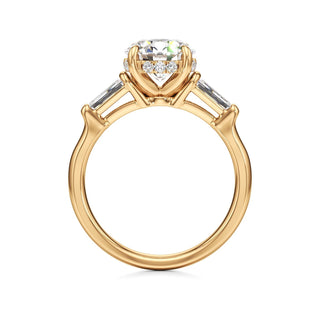 Christal Radiant Three Stone Tapered Baguette
