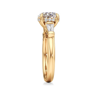 Christal Radiant Three Stone Tapered Baguette