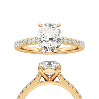 Christina Elongated Cushion Diamond Band