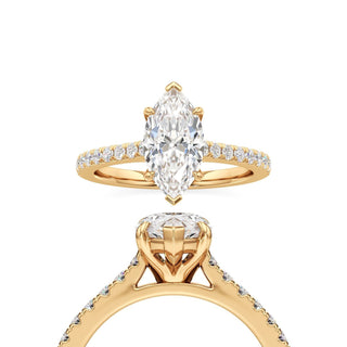 Christina Pear Diamond Band