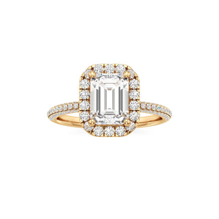 Classic Pavé Set Halo Marquise Engagement Ring