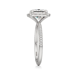 Classic Pavé Set Halo Marquise Engagement Ring
