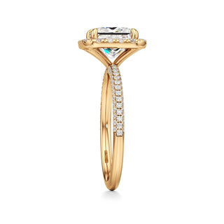 Classic Pavé Set Halo Marquise Engagement Ring