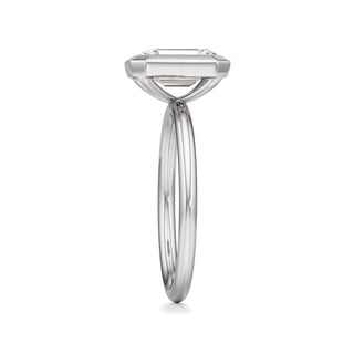 Classic Plain Bezel Radiant Engagement Ring