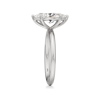 Classic Plain Six Prong Pear Engagement Ring