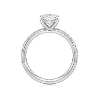 Classic Prong Set Basket Radiant Engagement Ring