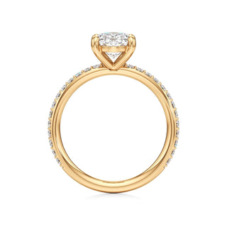 Classic Prong Set Basket Radiant Engagement Ring