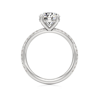 Classic Prong Set Basket Radiant Engagement Ring