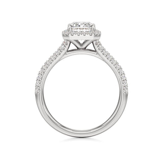 Clio Marquise Halo with Split Diamond Band