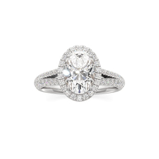 Clio Marquise Halo with Split Diamond Band