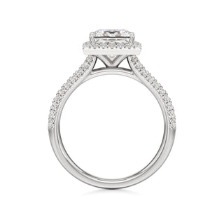 Clio Marquise Halo with Split Diamond Band