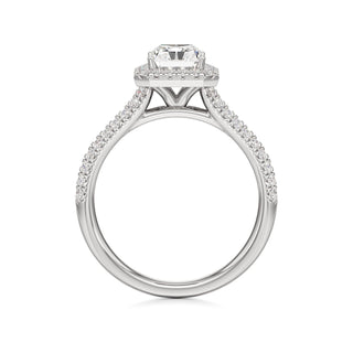 Clio Marquise Halo with Split Diamond Band