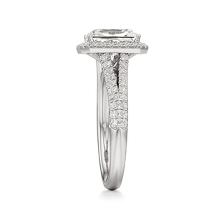 Clio Marquise Halo with Split Diamond Band
