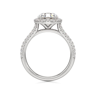 Clio Marquise Halo with Split Diamond Band