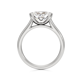 Cyra Emerald Half Bezel Wide Band