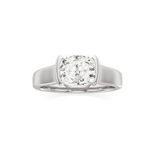 Cyra Emerald Half Bezel Wide Band