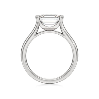 Cyra Emerald Half Bezel Wide Band