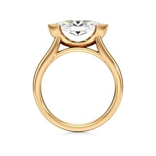 Cyra Emerald Half Bezel Wide Band