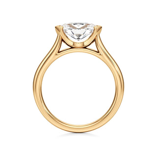 Cyra Emerald Half Bezel Wide Band