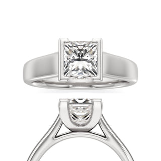 Cyra Princess Half Bezel Wide Band