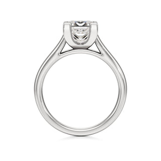 Cyra Emerald Half Bezel Wide Band
