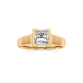 Cyra Emerald Half Bezel Wide Band