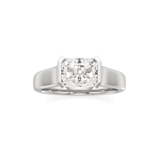 Cyra Emerald Half Bezel Wide Band