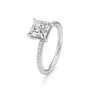 Elara Oval Diamond Band Hidden Halo