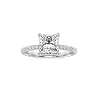Elara Oval Diamond Band Hidden Halo