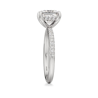 Elara Oval Diamond Band Hidden Halo