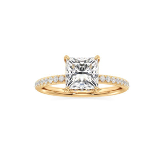 Elara Oval Diamond Band Hidden Halo