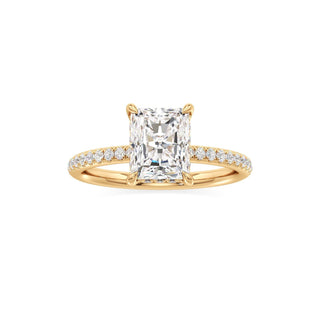 Elara Oval Diamond Band Hidden Halo