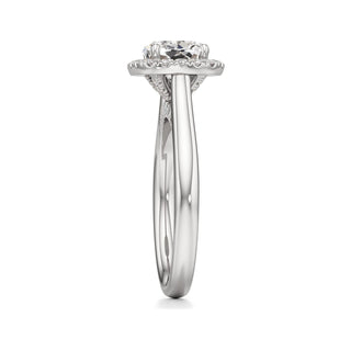 Elira Marquise Halo Plain Band