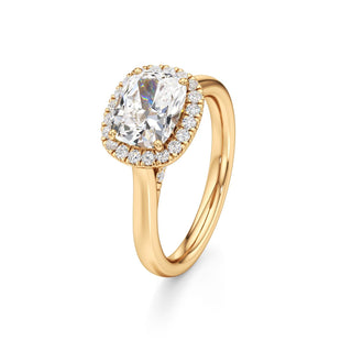 Elira Marquise Halo Plain Band