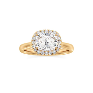 Elira Marquise Halo Plain Band
