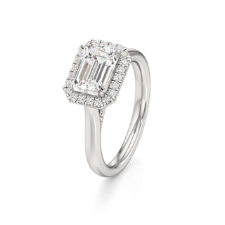 Elira Marquise Halo Plain Band