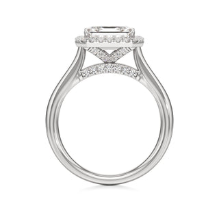 Elira Marquise Halo Plain Band