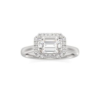 Elira Marquise Halo Plain Band