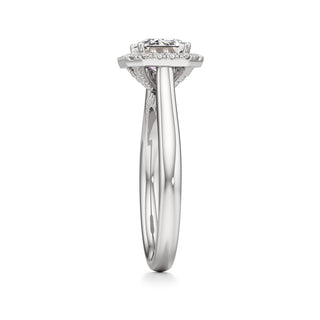 Elira Marquise Halo Plain Band